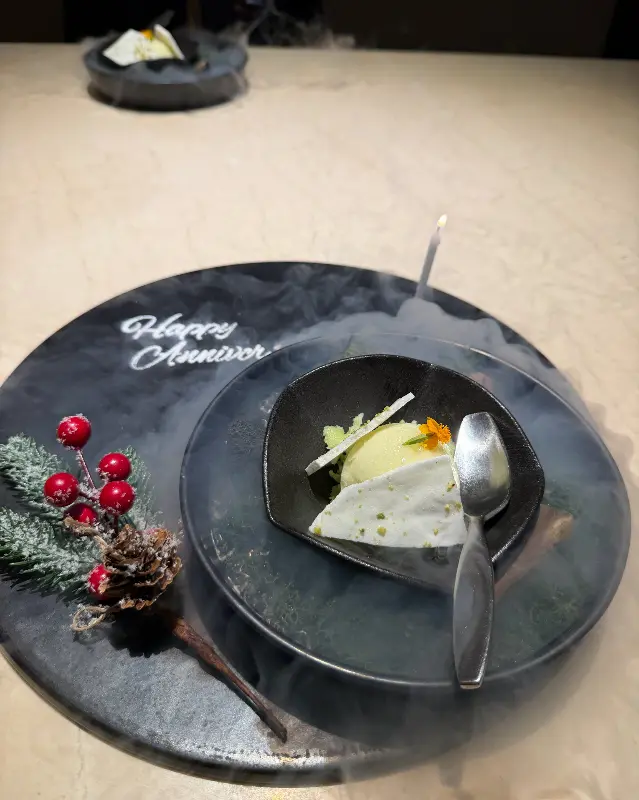 드라이아이스 디저트