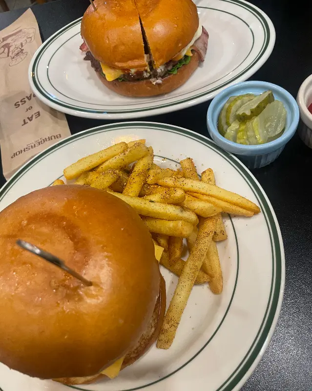 버거샵인더파크 전체 메뉴