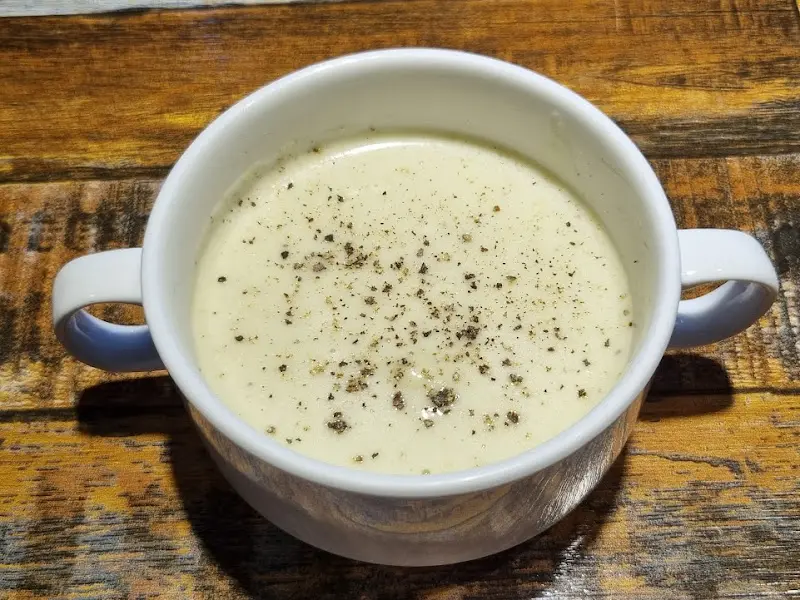 따뜻한 크림 스프