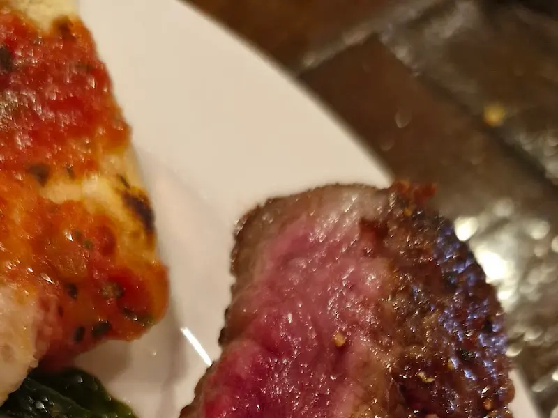 채끝 스테이크 단면