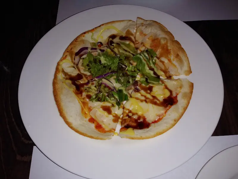 에피타이저 피자의 단면