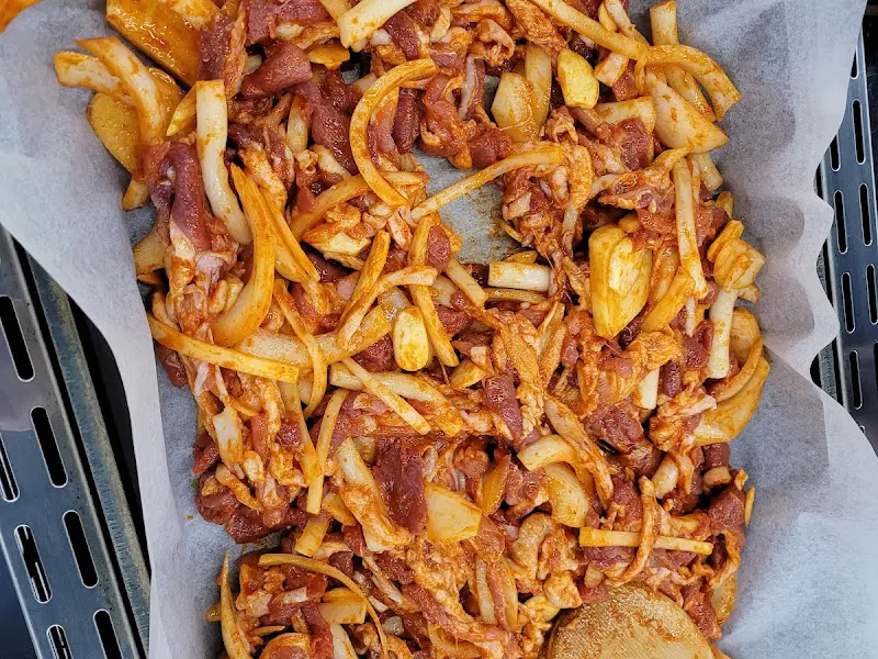 지글지글 익어가는 오리주물럭