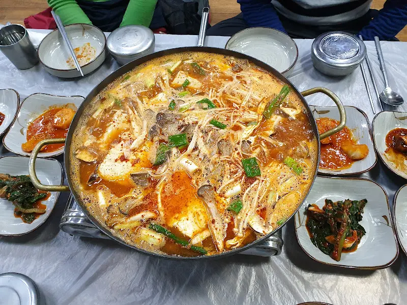 두부전골 전체샷