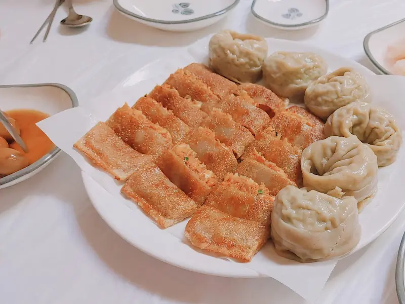 메밀 전병과 만두