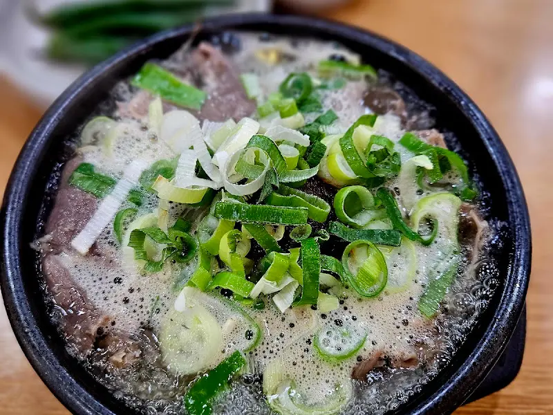 고사리 해장국 내용물