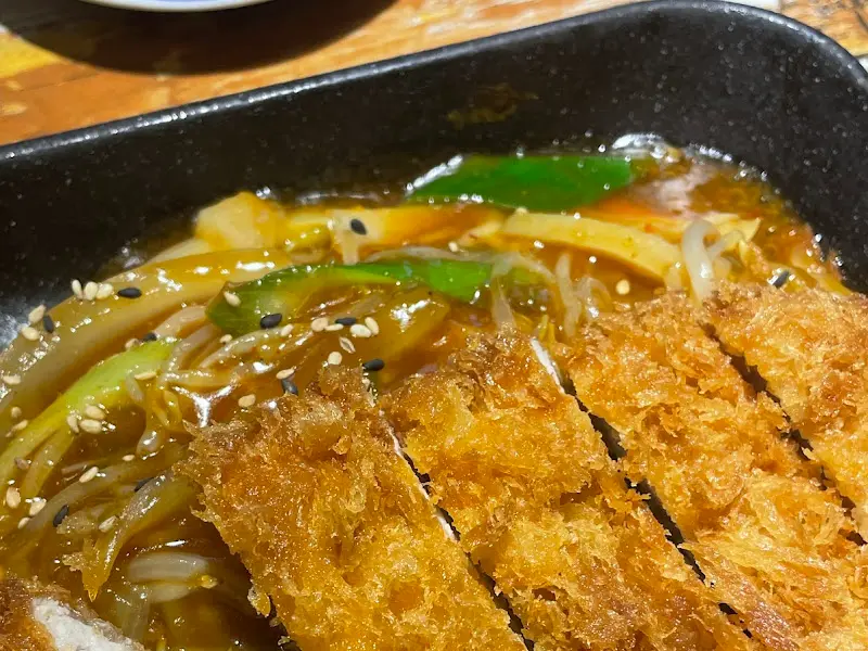 철판 돈까스의 비주얼