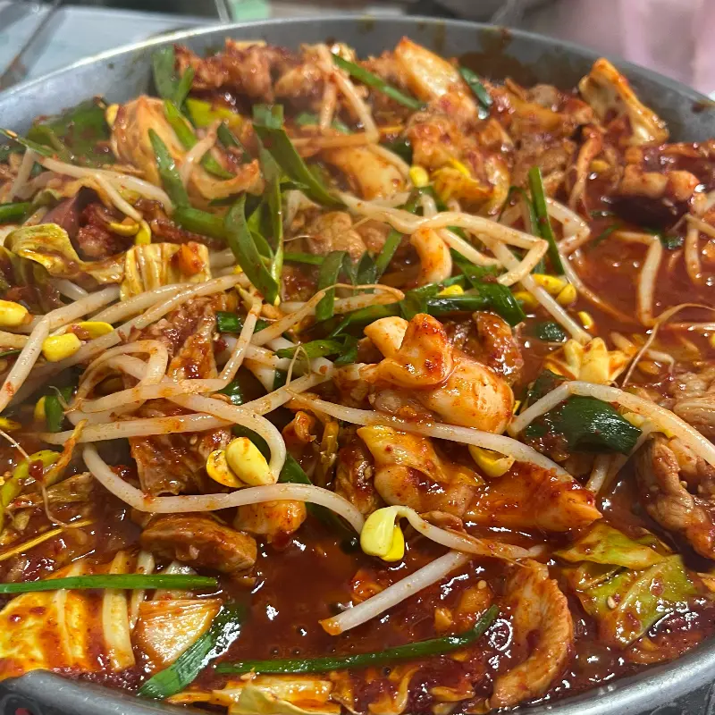 오삼불고기 근접샷