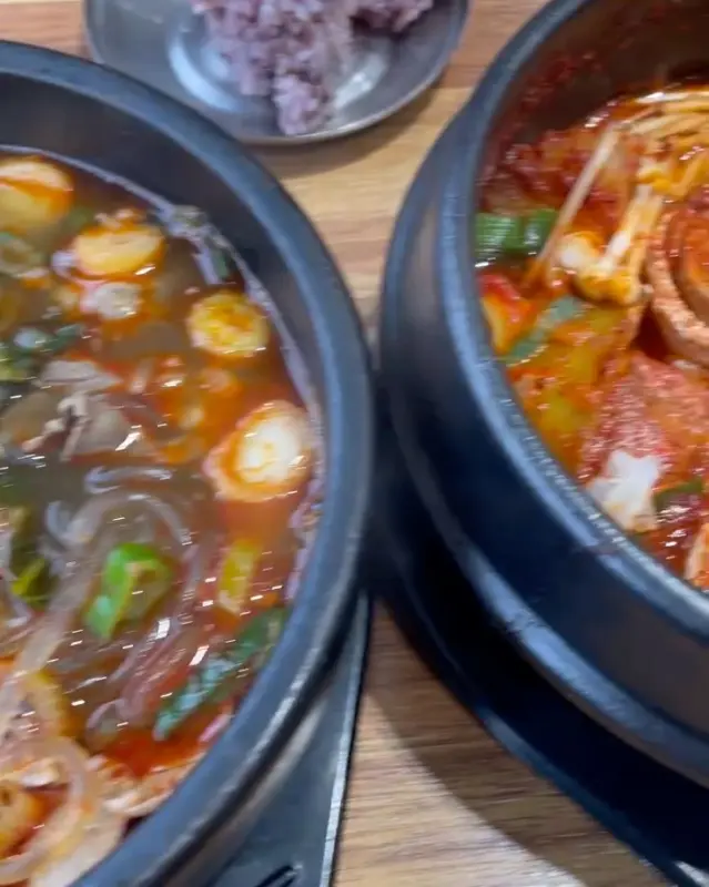 푸짐한 해장국과 갈치조림