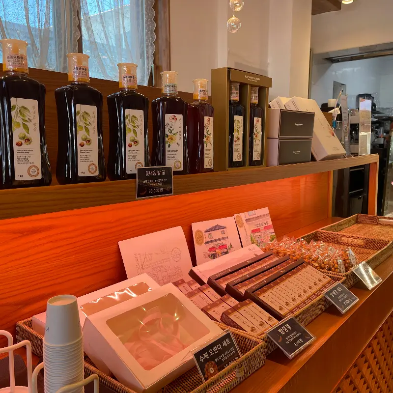 선물 포장 코너