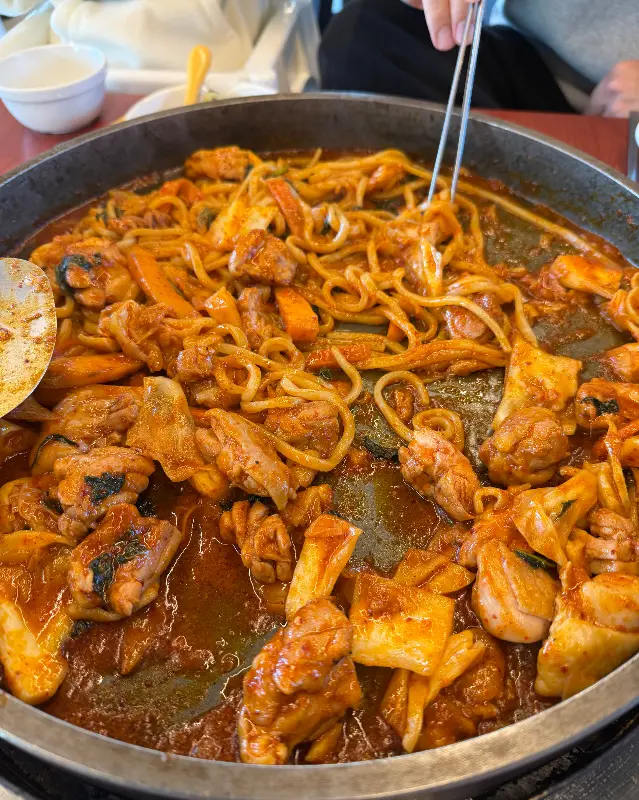 닭갈비 후 볶음밥