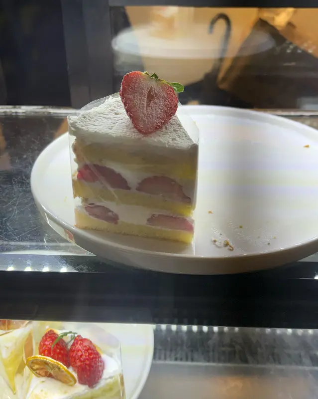 딸기 케이크 단면