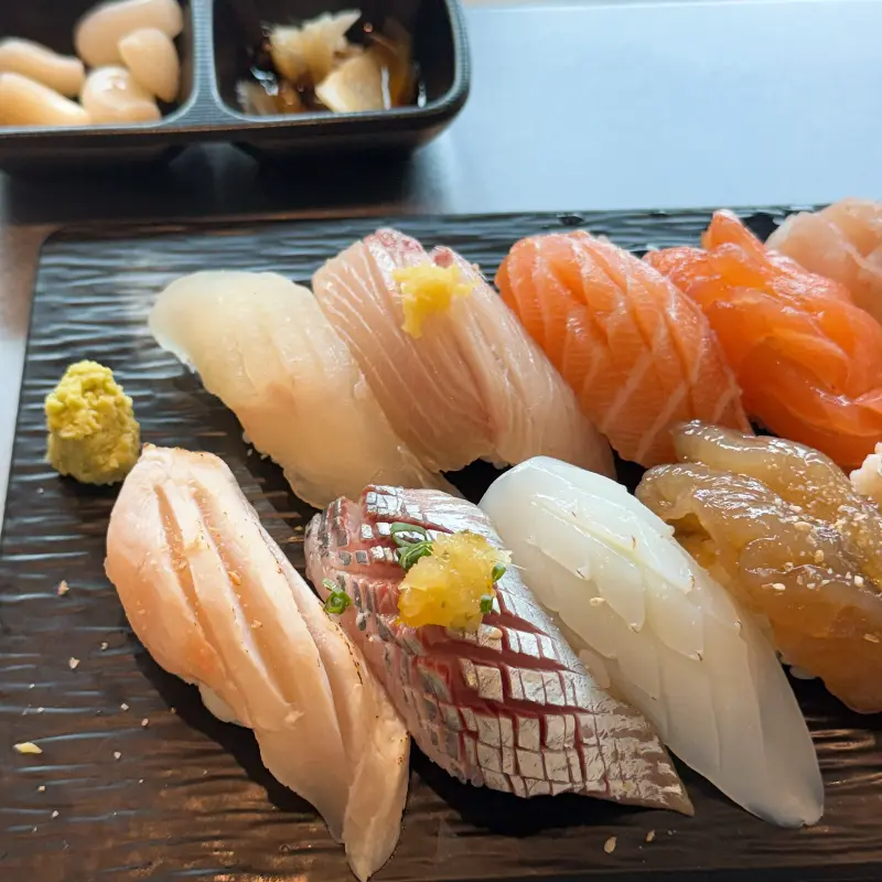 다양한 종류의 초밥