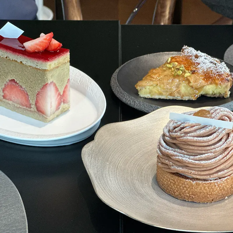 몽블랑, 딸기 케이크, 애플파이