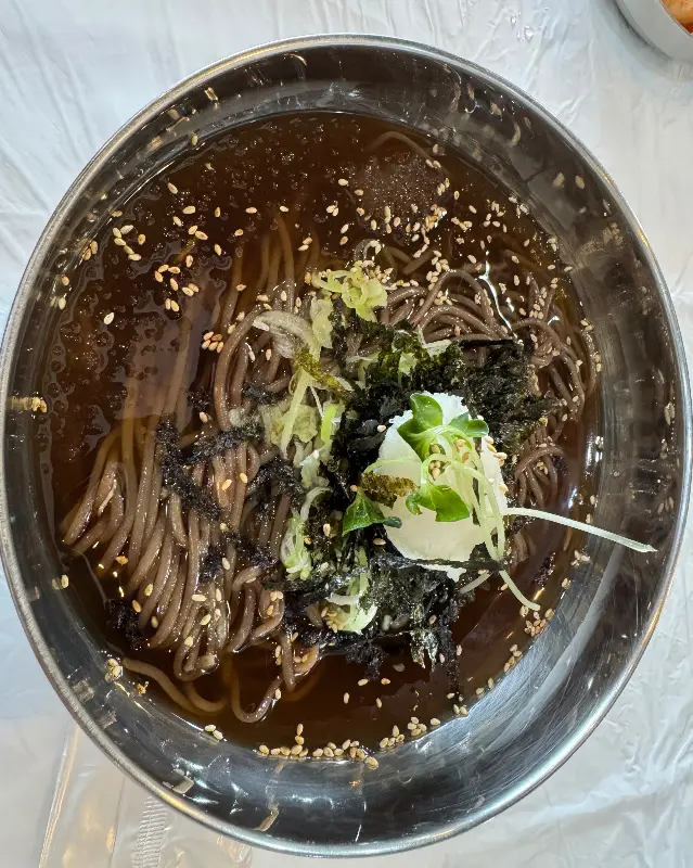 냉메밀국수