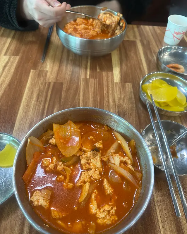 짬뽕과 순두부의 환상적인 만남!