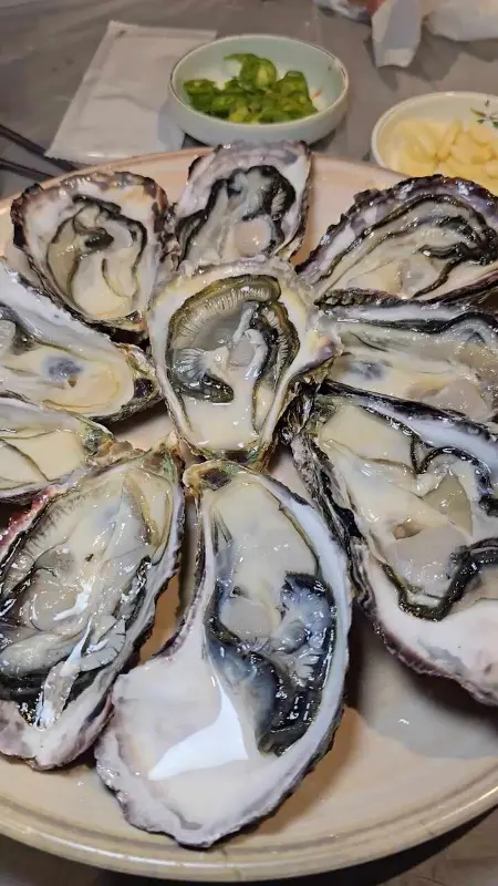 싱싱한 석화의 자태