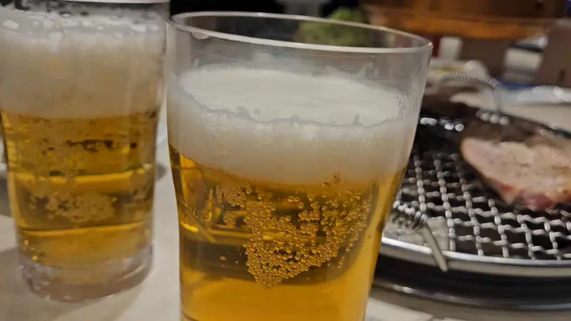 시원한 맥주 한 잔