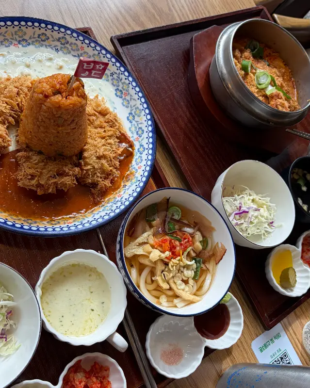 별리달리 김치나베 돈까스