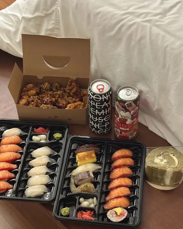 푸짐한 포장 한 상