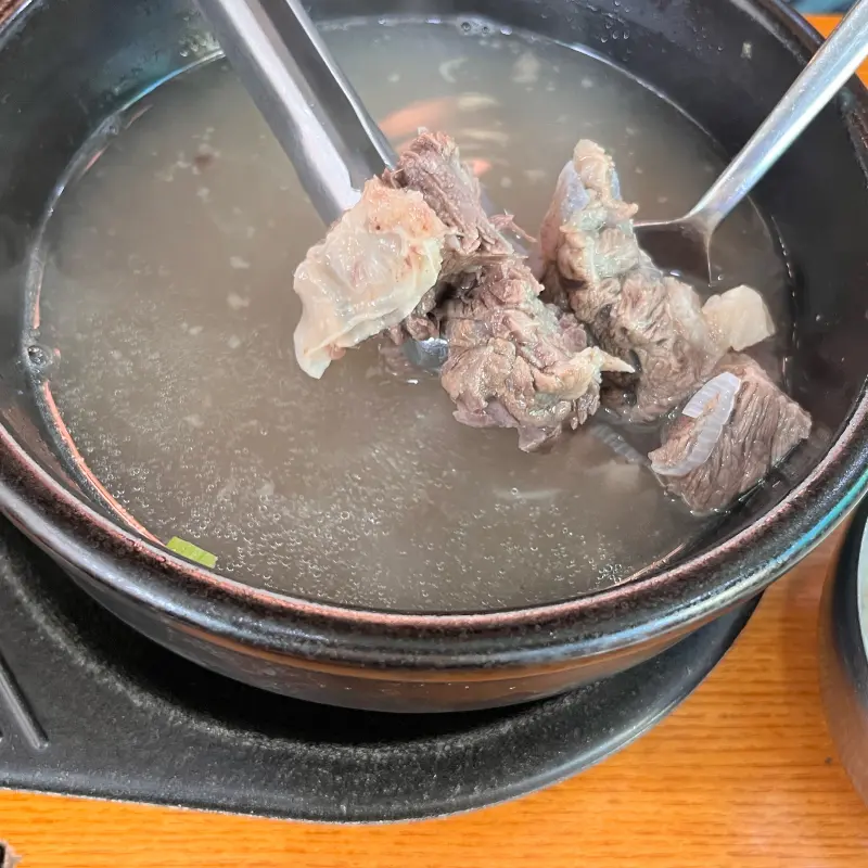 갈비탕 속 갈비