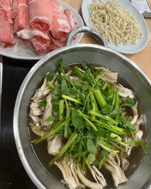 샤브샤브와 칼국수