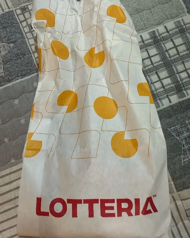 롯데리아 포장 봉투 다른 각도