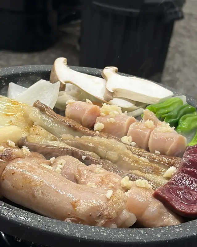 노릇노릇 구워지는 곱창