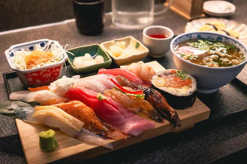 서락초밥 특선 초밥 한 상 차림