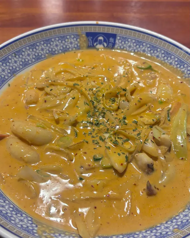 매콤한 향이 느껴지는 짬뽕