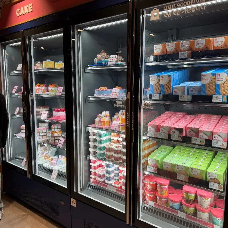 아이스크림 케이크 쇼케이스