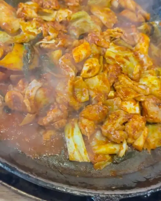 닭갈비 확대 사진