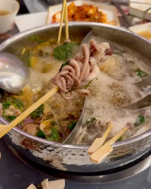 해산물 샤브샤브