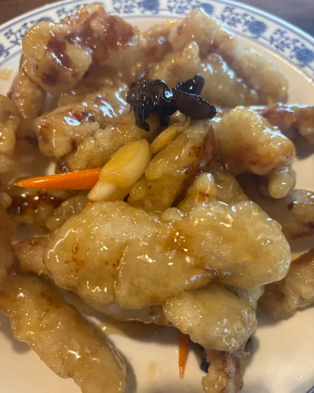 윤기가 흐르는 탕수육