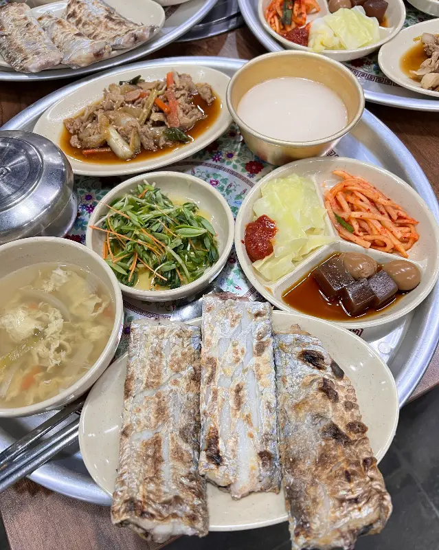 푸짐한 갈치 한상차림