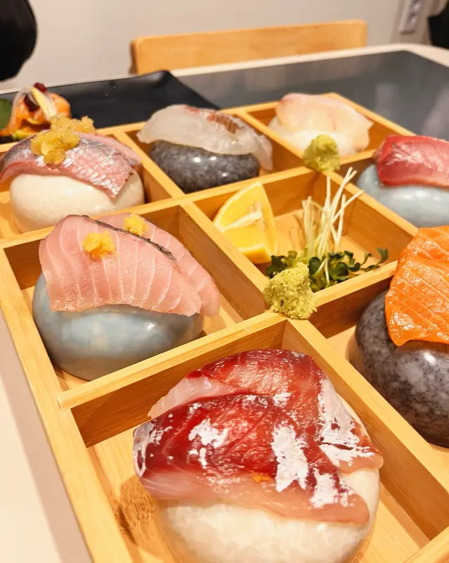 셰프의 정성이 담긴 초밥