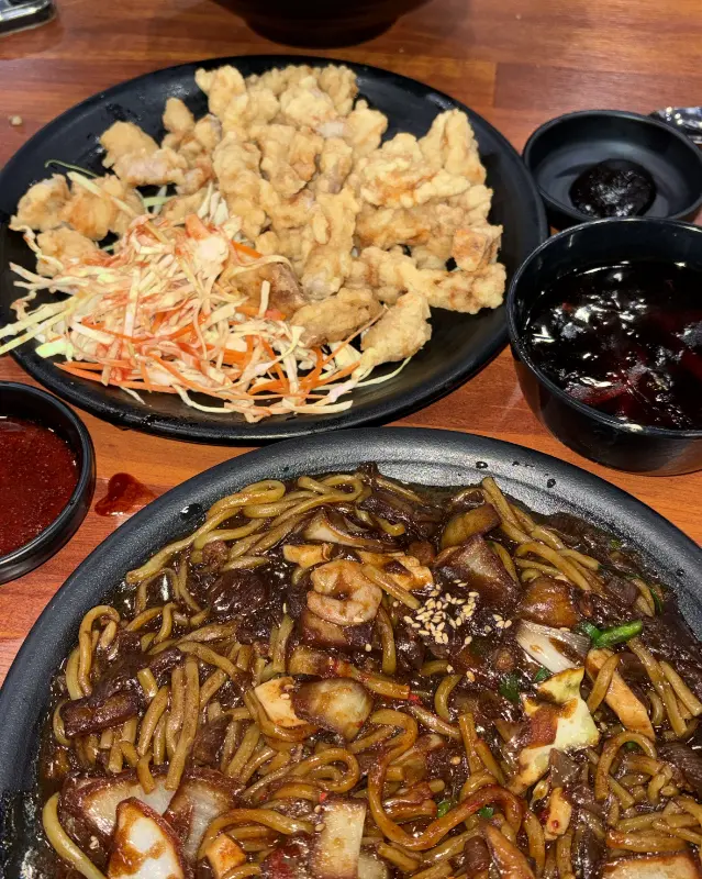 간짜장과 탕수육