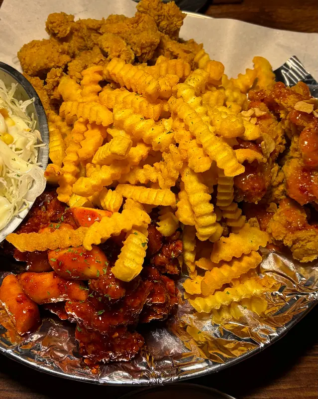 촉촉한 속살의 치킨