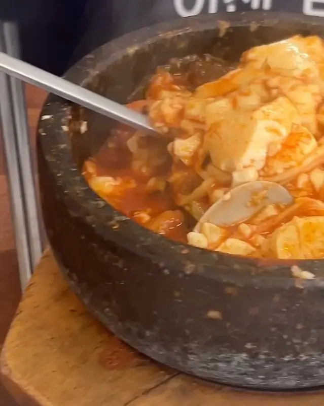 해물순두부찌개 비주얼