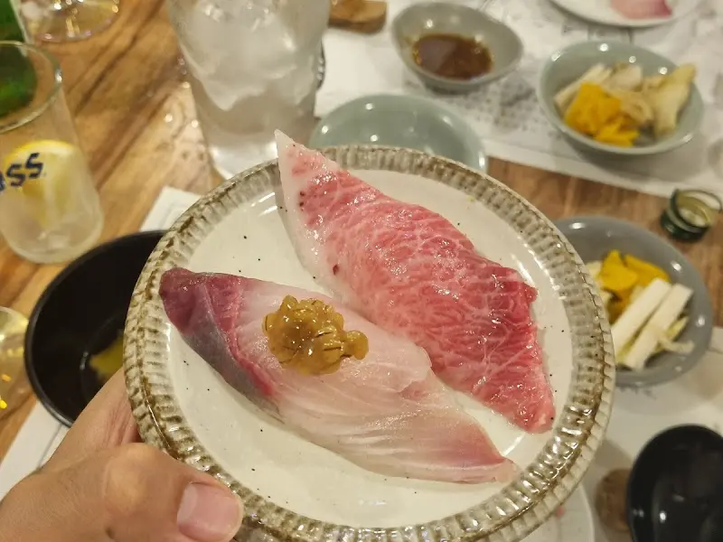 기분스시의 신선한 초밥