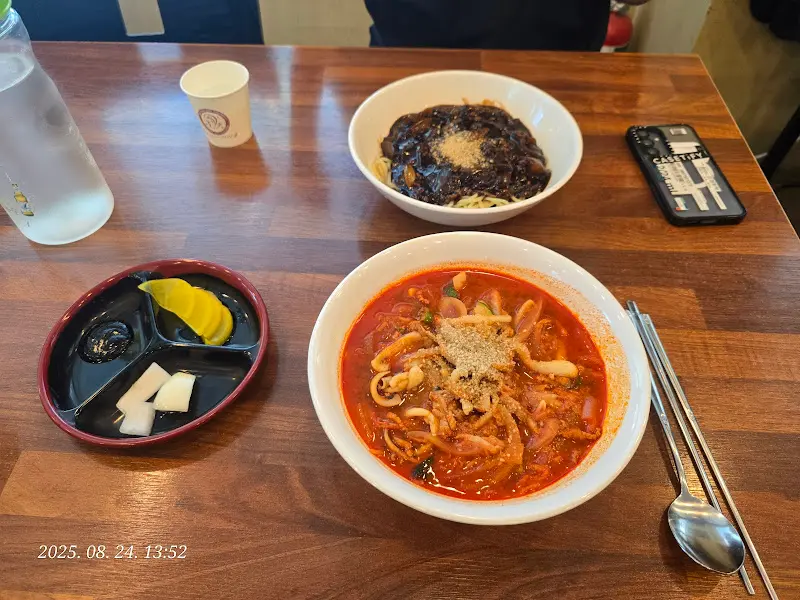 조치원 짬뽕 한상차림