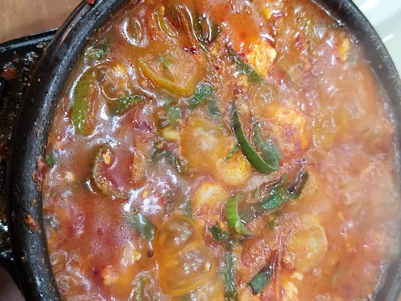 화심순두부찌개 클로즈업