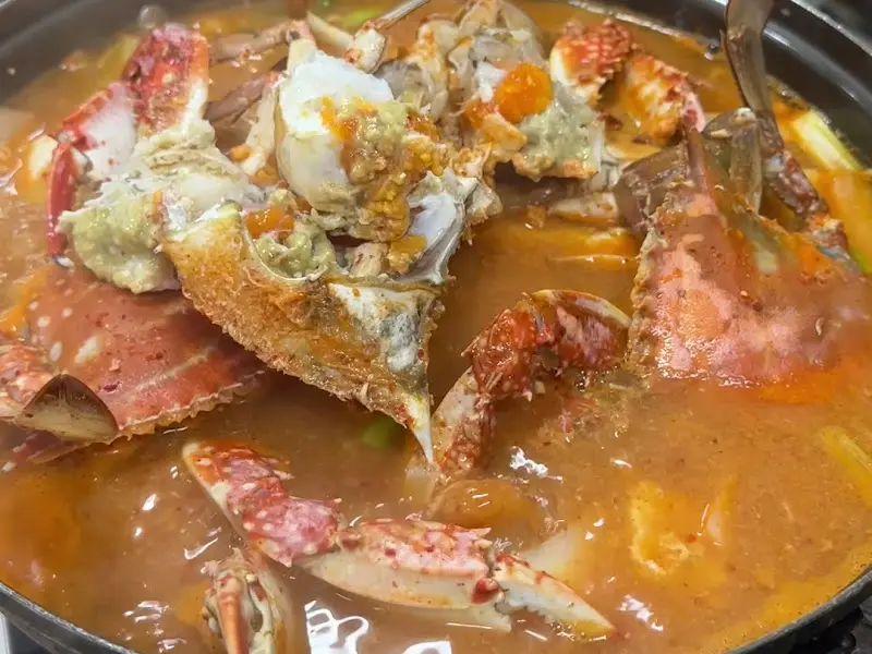 용성식당 꽃게탕