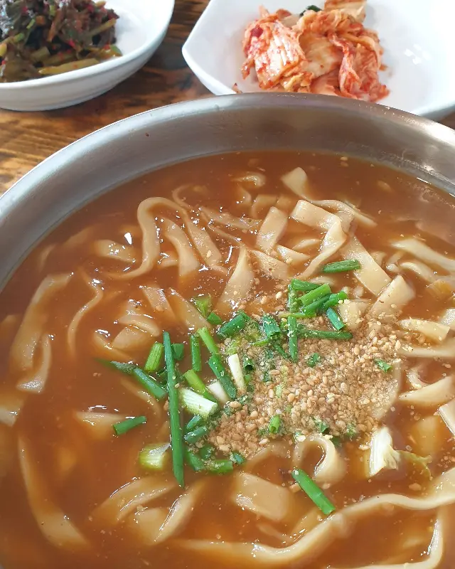 장칼국수 비주얼