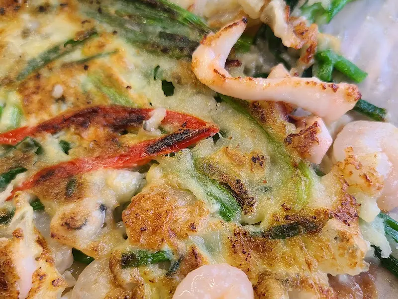 해물파전 확대 사진