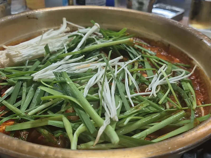 짜글이의 푸짐한 비주얼