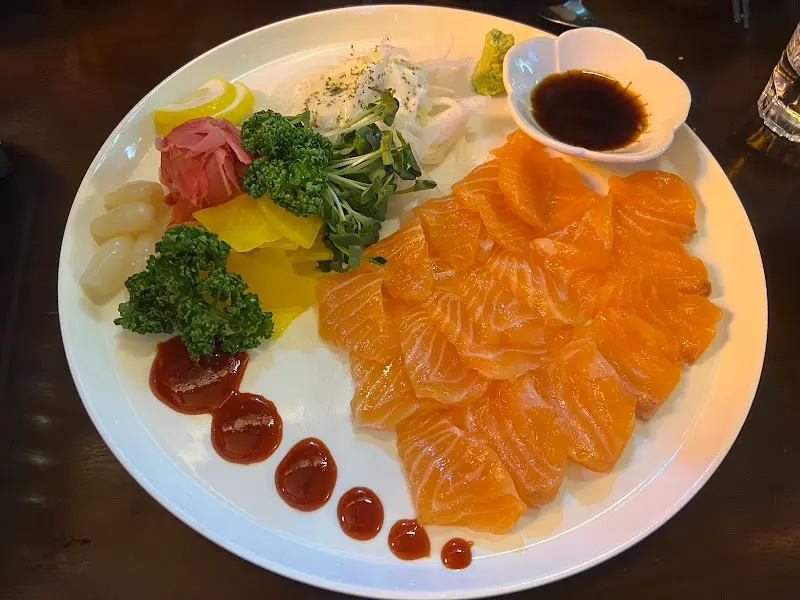 연어회 디테일 샷