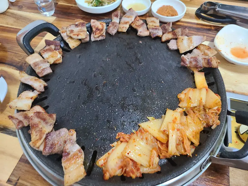 삼겹살과 김치의 환상적인 조합