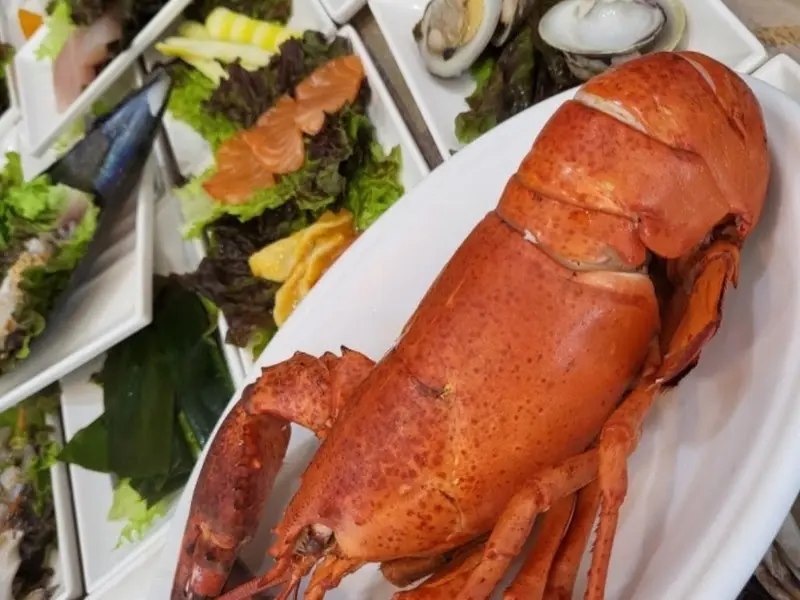 60첩 반상, 랍스터 디테일 샷