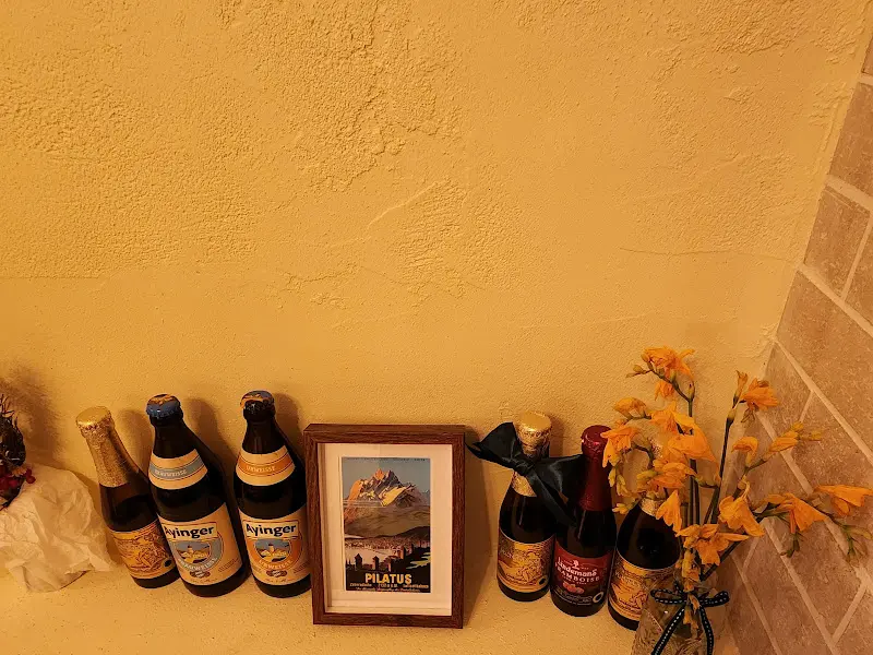 아기자기한 맥주병 장식