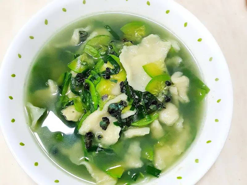 다슬기탕(수제비) 확대